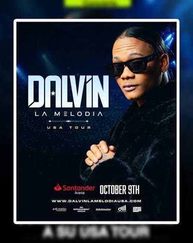 Dalvin La Melodia concert tour poster 2026